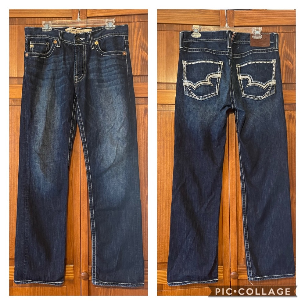 Big Star Union Style Dark Wash Jeans, 32R
